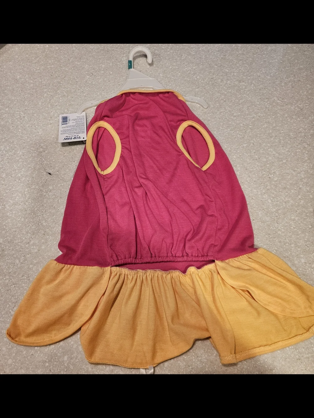 Hello Summer Pineapple Dress For Dogs. Brand Top Paw. New Size Large